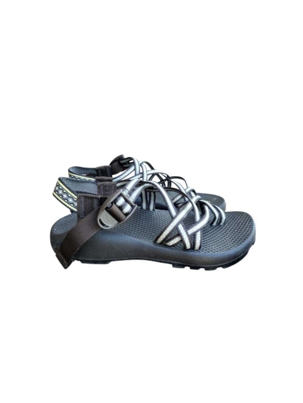 Chaco Zx Yellow Brown Athletic Hike Trail Climb Walk Sandal Outdoor Shoe Women 7